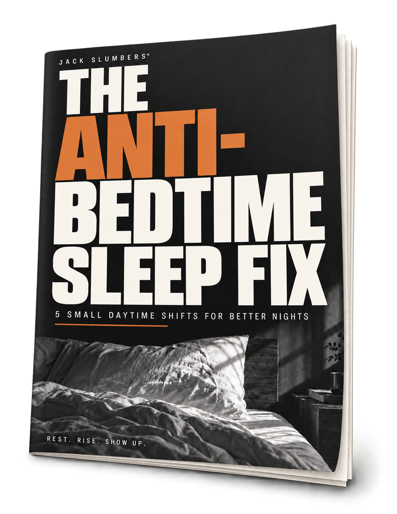 The Anti-Bedtime Sleep Fix — five small shifts for better nights